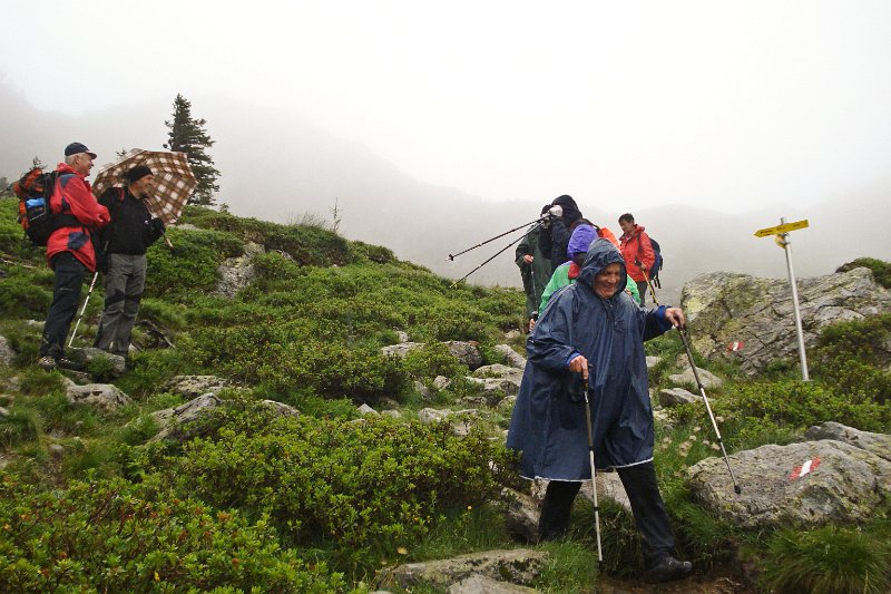 40 wir gehen zurueck zur Reiteralm die andere Gruppe steig noch auf zum Schober 2133 m.JPG